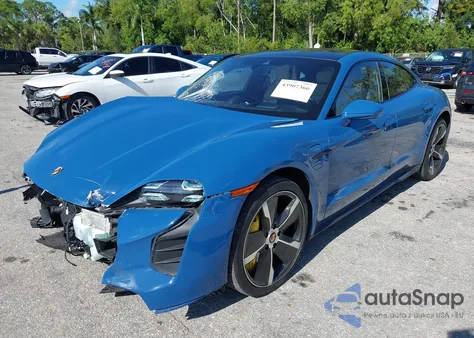 2021 Porsche Taycan Turbo/Turbo S z USA, uszkodzony, nr VIN WP0AC2Y1XMSA62216